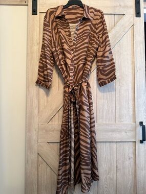 J. McLaughlin Paloma Silk Blend Dress